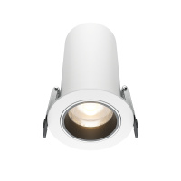 Встраиваемый светильник Downlight FOCUS LED 12W, 3000K, Белый (Maytoni Technical, DL125-L12-3K-W)