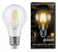 Лампа светодиодная Gauss  E27 10Вт 2700K 102802110