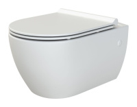 Подвесной унитаз с крышкой  Boheme Bianca 963-SET-MW белый матовый