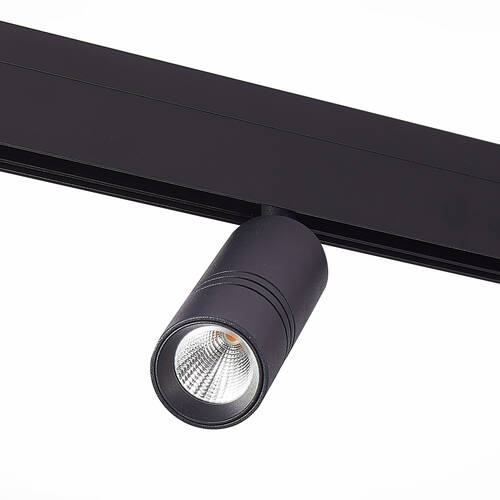 Магнитный трековый светильник SKYLINE 48, LED, 3000K, 12W, Черный (ST LUCE, ST365.436.12) - Amppa.ru